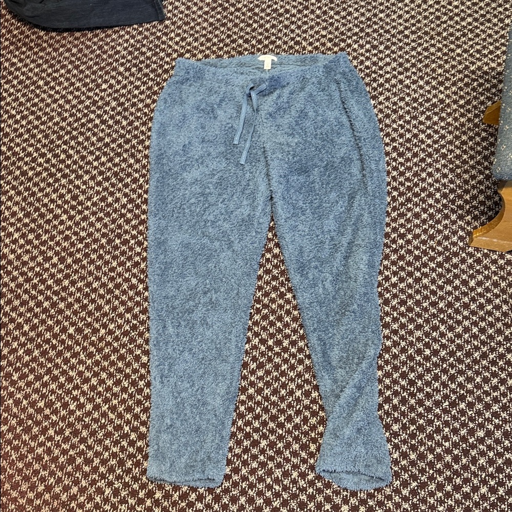 LC Lauren Conrad Blue Textured Pants